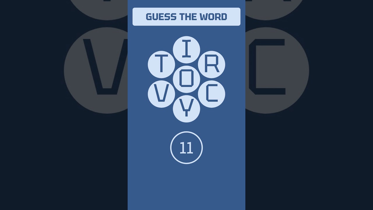 CAN YOU GUESS THE SCRAMBLED WORD? WORD SCRAMBLE PUZZLE No. 298