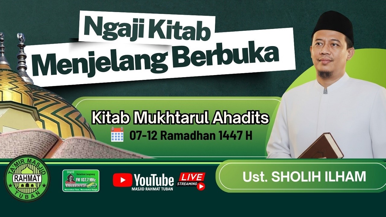 🔴 Ustadz Sholeh Ilham, S.Pd - Ngaji Kitab Jelang Berbuka - 28 Februari 2026