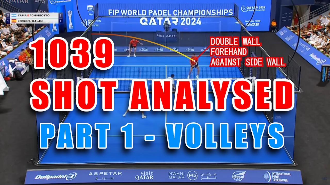 Padel Final Qatar 2024 | Every Shot Analysed (1,039 Shots) PART 1 - VOLLEYS