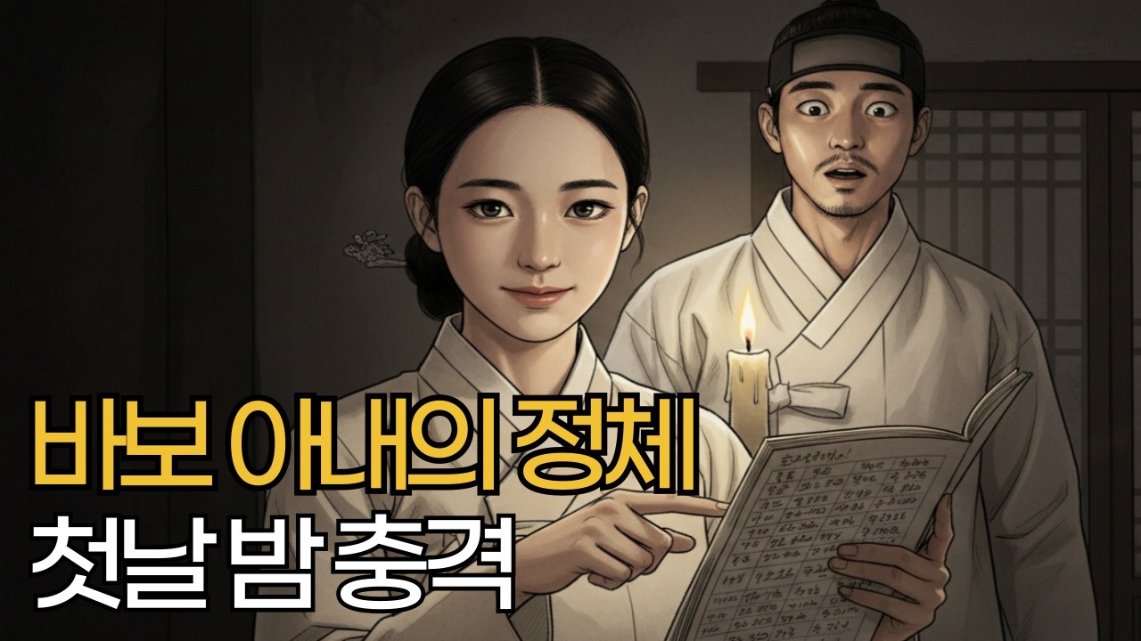 조선시대 바보 아내의 정체… 첫날 밤 밝혀진 빚의 진실 | 옛날이야기