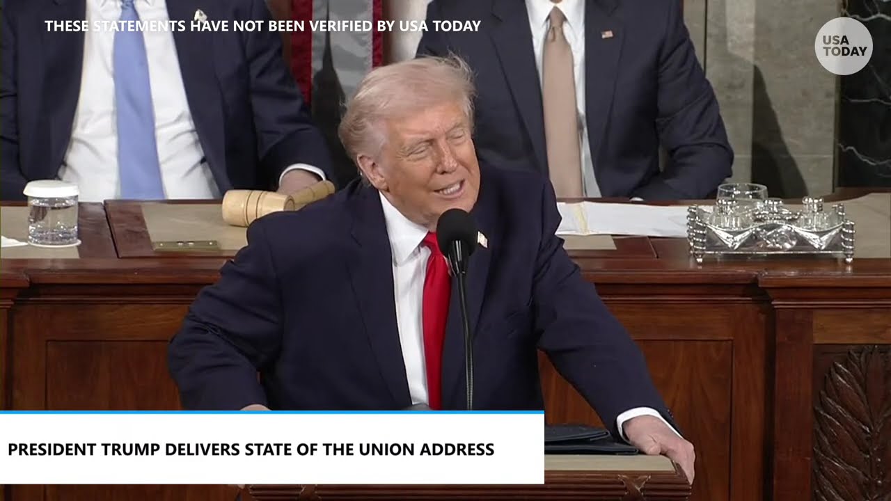 Trump says Iran rebuilding weapons program, insists at State of the Union he wants to make a deal