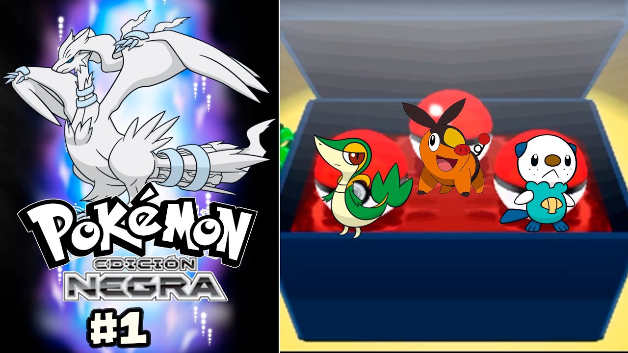 #1 POKÉMON EDICIÓN NEGRA ⬛EMPEZAMOS NUEVA AVENTURA EN TESELIA Y ELEGIMOS NUESTRO POKÉMON INICIAL⬛