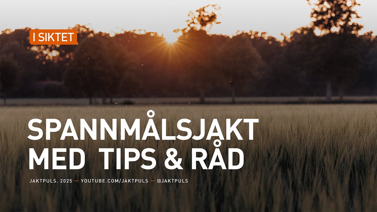 Spannmåls jakt med tips & råd