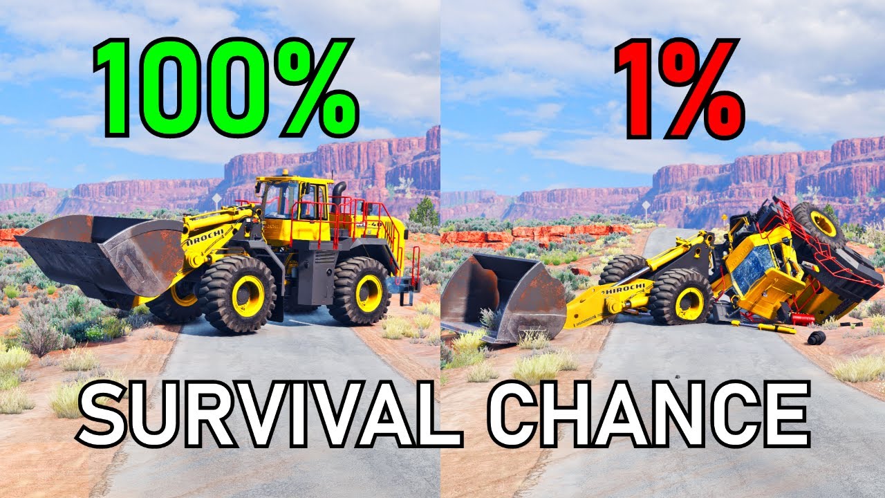 Best of Realistic Survival Chance Crashes #9 | BeamNG.drive