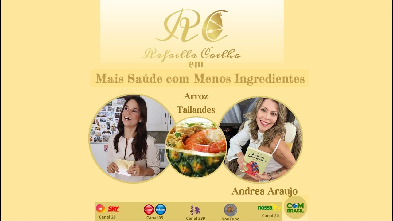 Andrea Araujo, Artista Plastica e Escritora no Mais Saúde com Menos Ingredientes