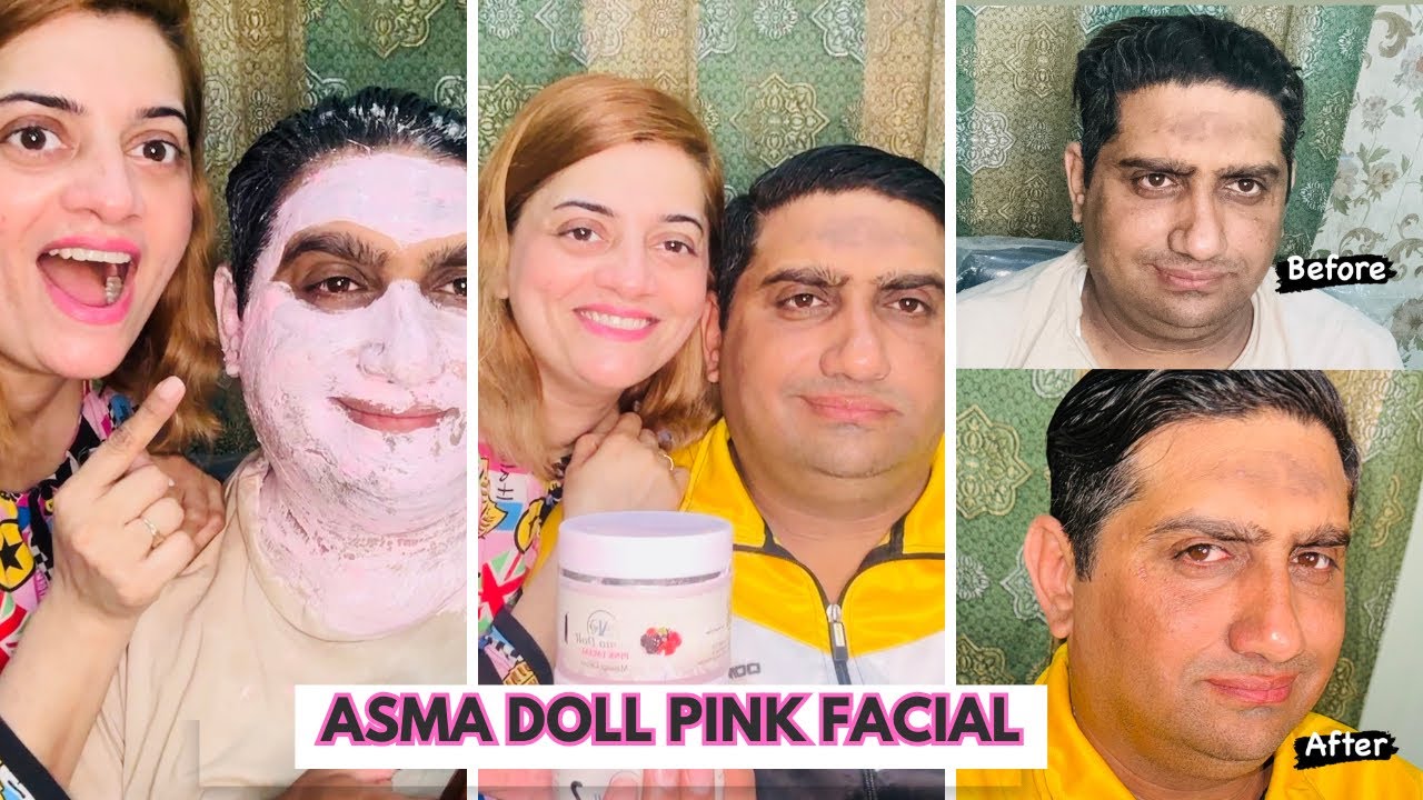 Asma doll pink facial review || Best facial kit || Nida Amir Vlogs @AsmaDoll