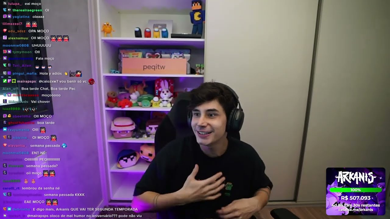 2025-04-15 Part 1 | peqitw | COMEÇOU PRELÚDIO DE ARKANIS   MAIOR SÉRIE DE MINECRAFT DO BRASIL