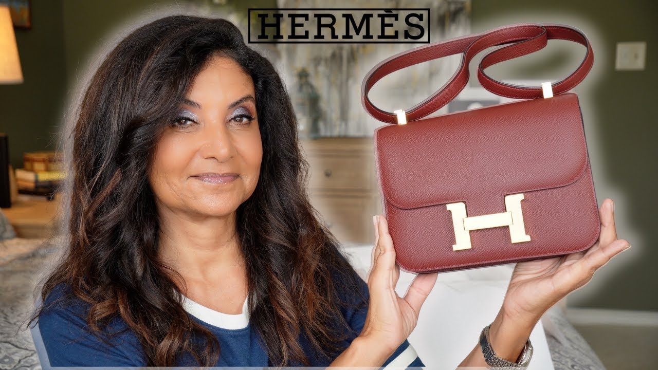 Hermes Constance 24 in Rouge H