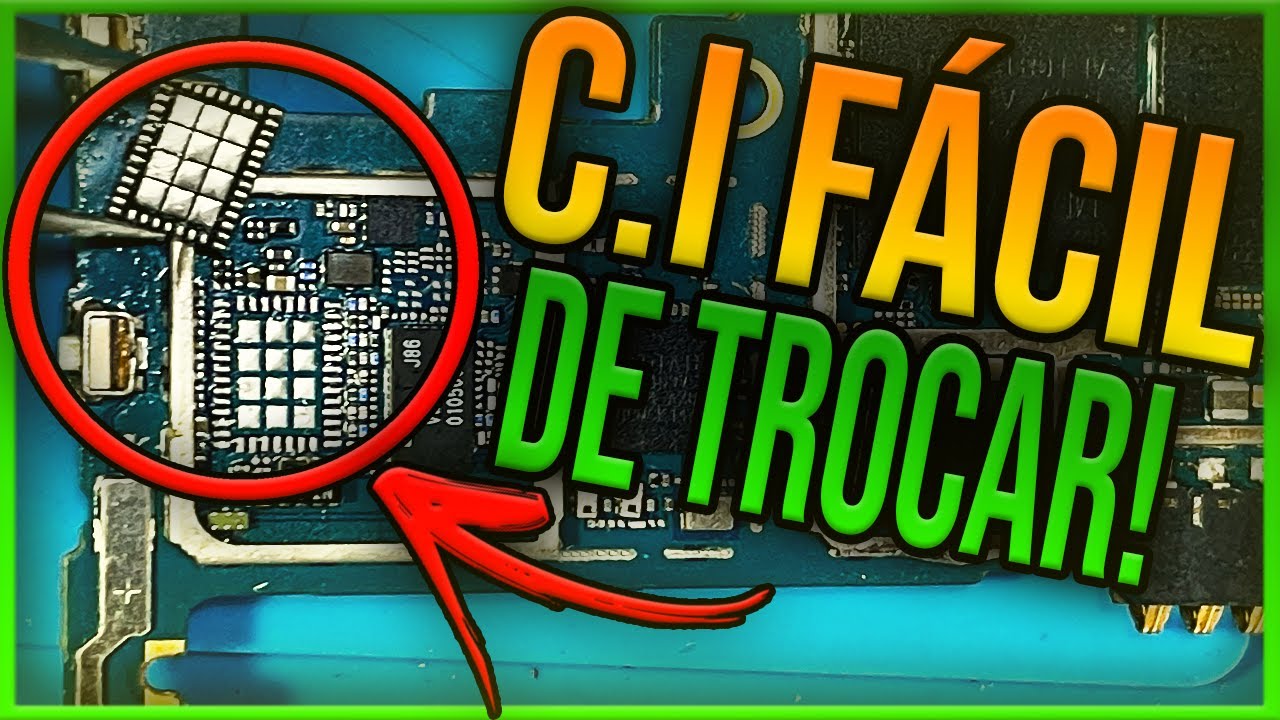 Como Trocar C.I SMD da Placa do Celular do Jeito Certo. (Muito Fácil)