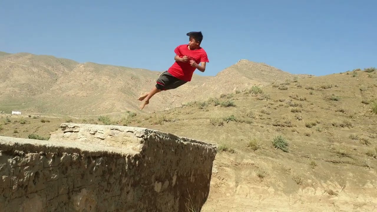 Hazara freeruning Parkour Quetta Balochistan Pakistan.