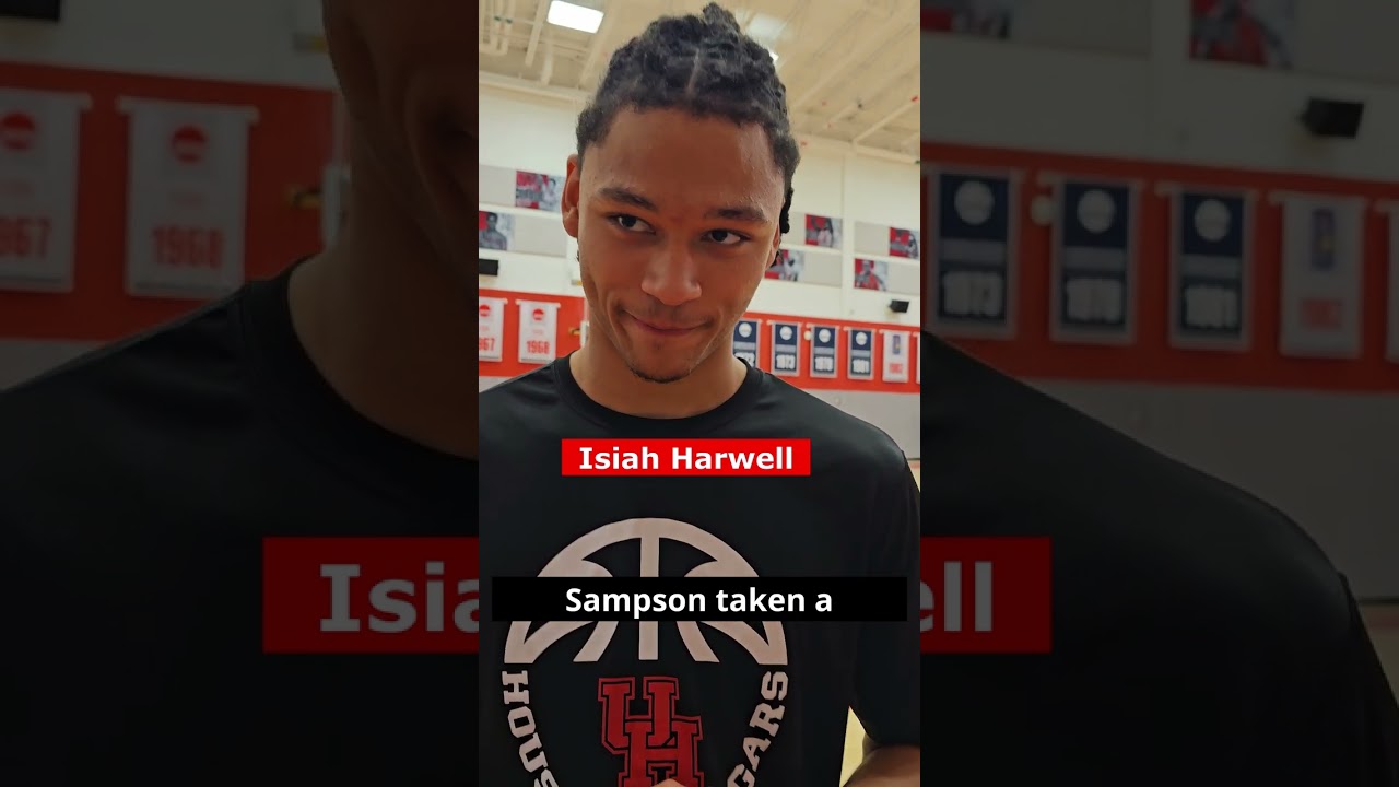 One of Isiah Harwell's personal goals this season is to be Defensive Player of the Year