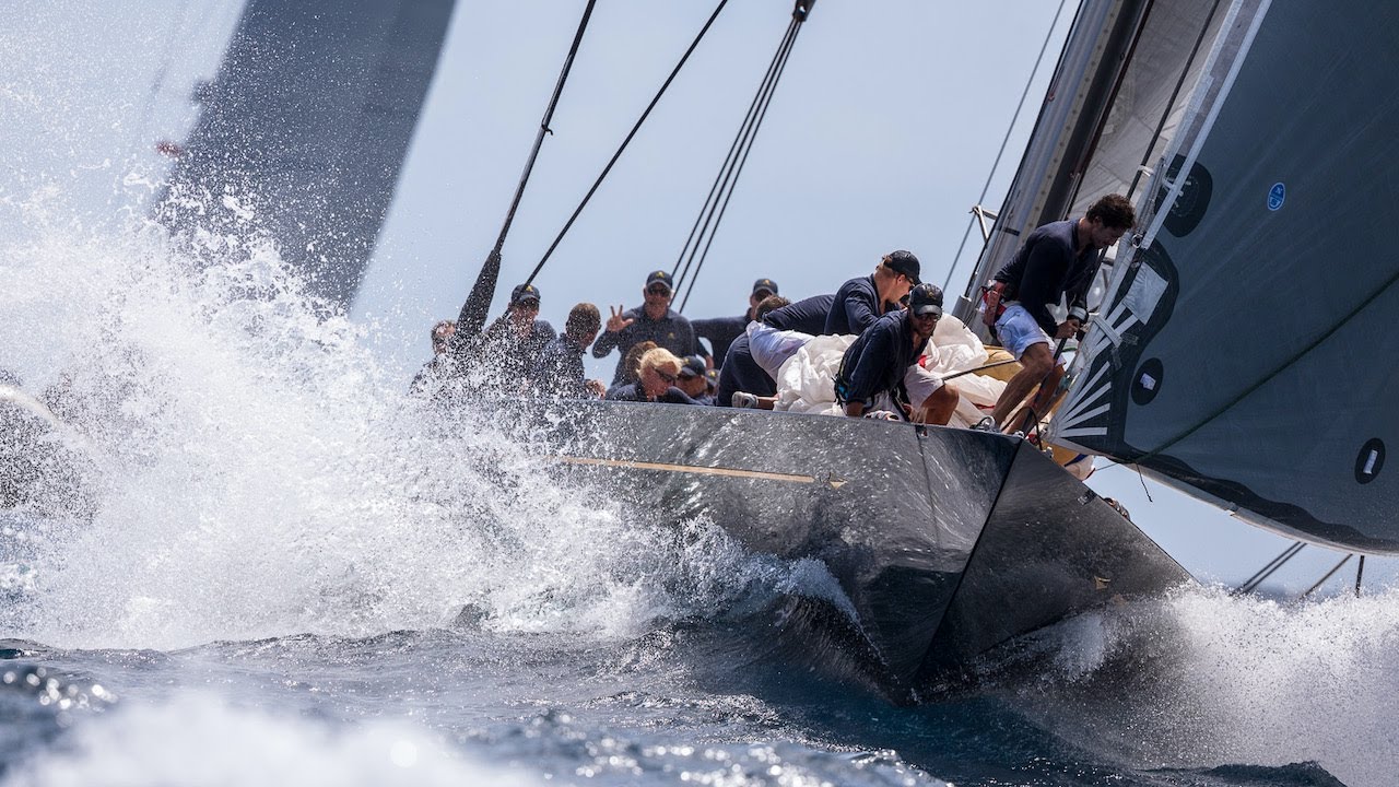 J Class RAINBOW | Full on racing in the Caribbean