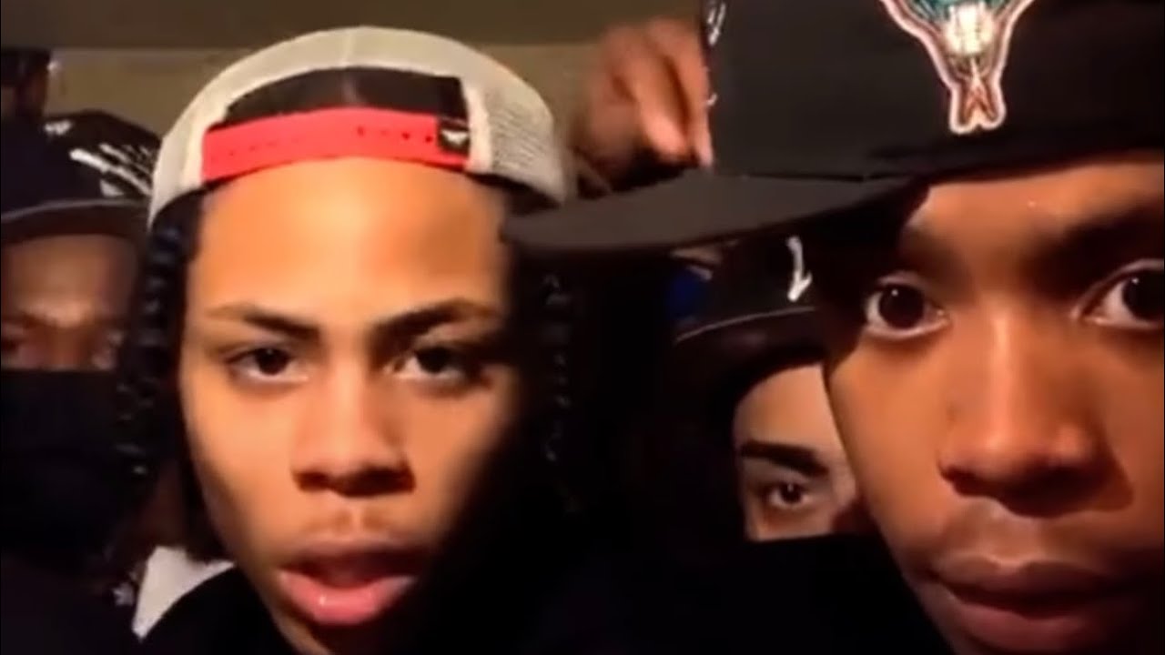 Kay Flock and Sha Ek in the studio before their beef