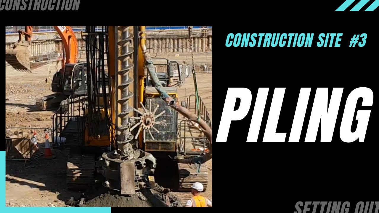 CONCRETE PILES installation STEP BY STEP.