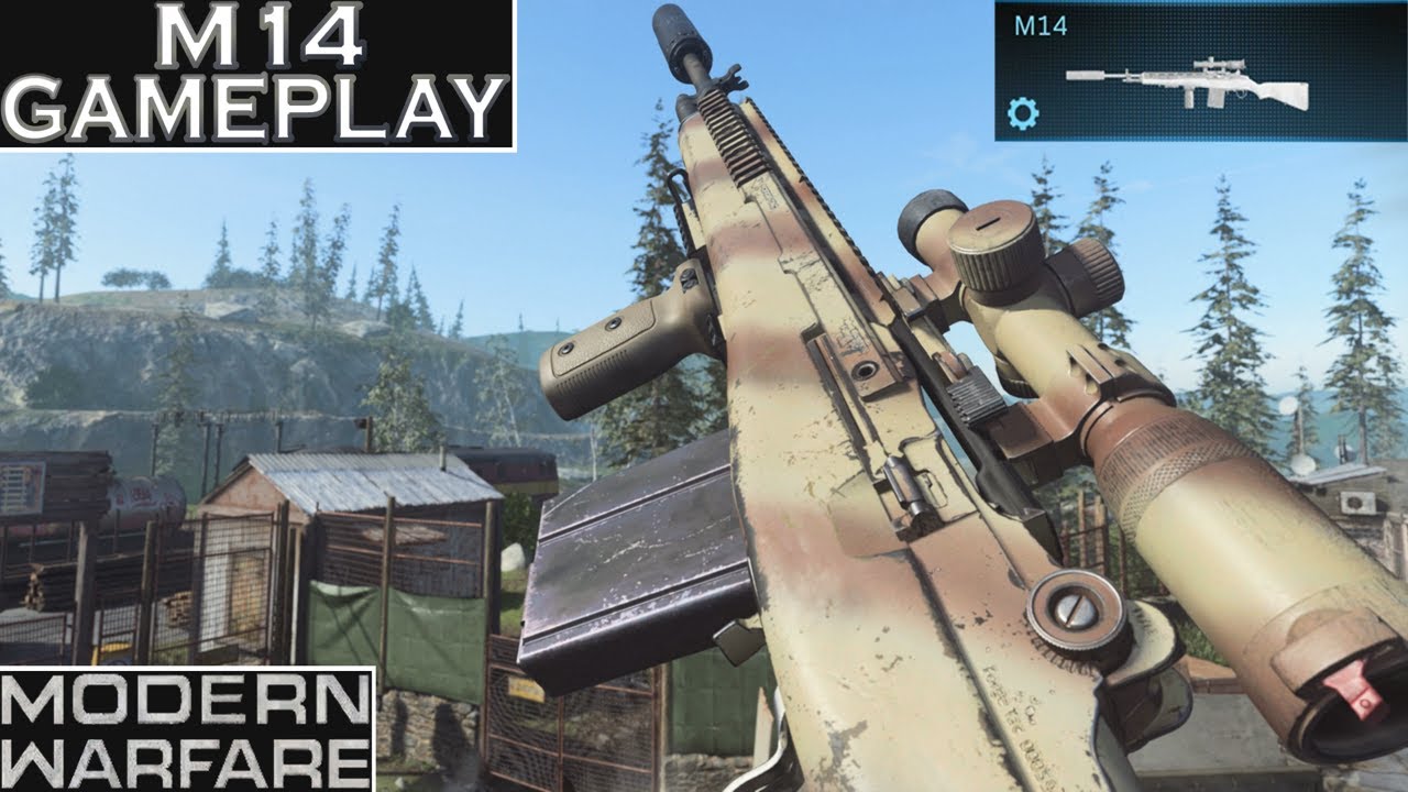 Modern Warfare M14 (EBR-14) Gameplay