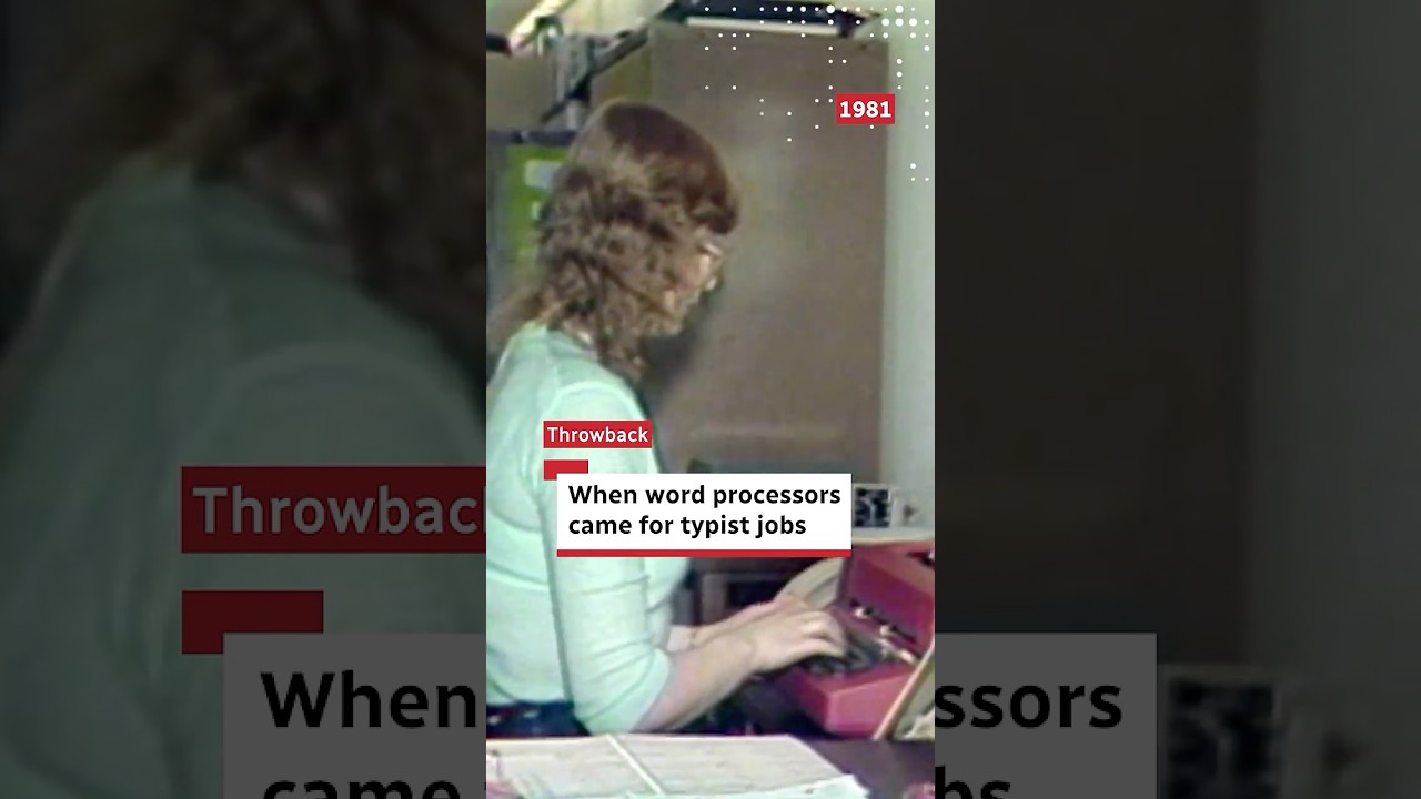 When word processors came for typist jobs