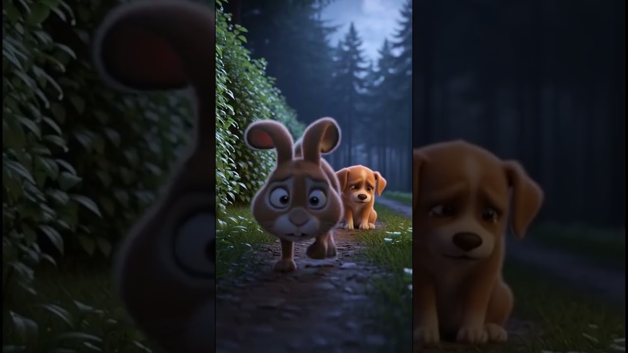 The Rabbit and the Abandoned Dog 