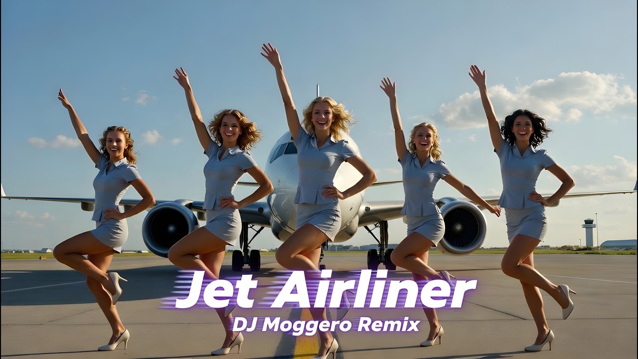 ✨ Jet Airliner (Remake) ✨ | Neo Vallo & DJ Moggero | Night Flight &bull; 80s Dance Energy Super HiT✈️🌌