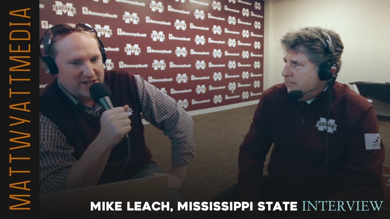 MIKE LEACH - First Radio Interview at Mississippi State