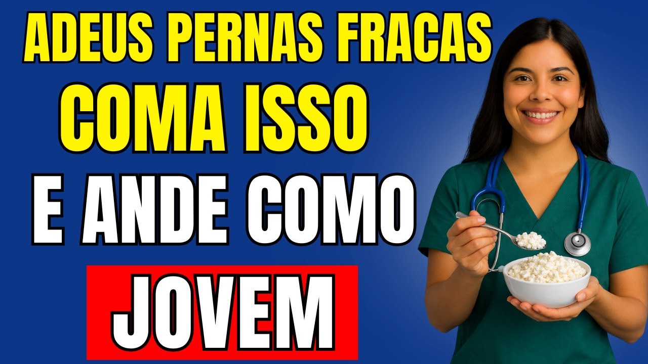 Mesmo Aos 90 Anos: COMA ISSO Todos os Dias e Recupere a FORÇA NAS PERNAS