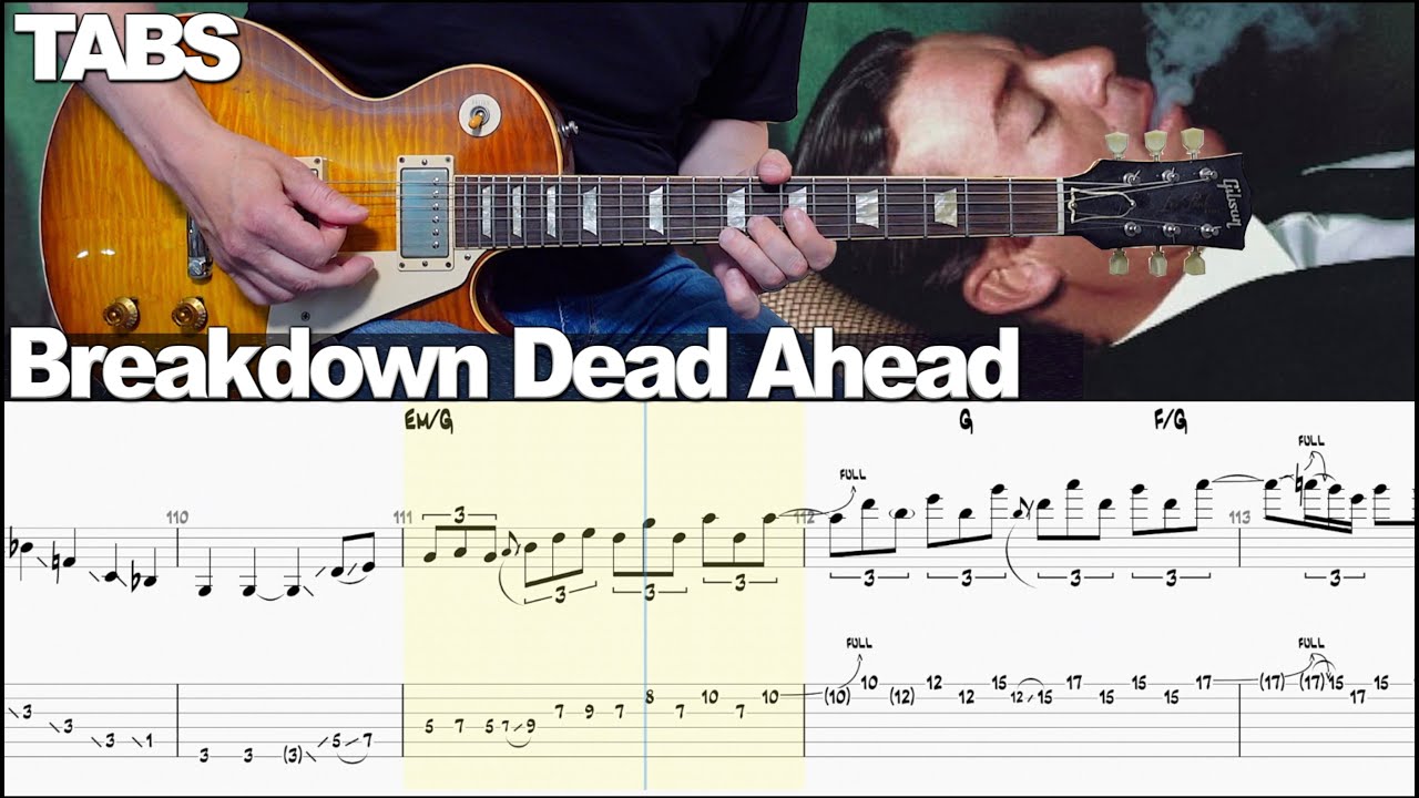 Boz Scaggs -  Breakdown Dead Ahead | Guitar cover WITH TABS | Steve Lukather guitar