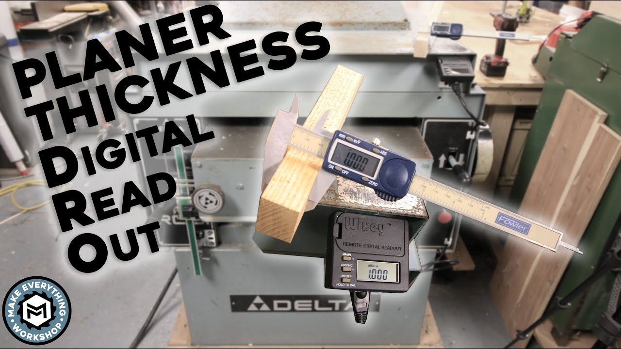 Perfect Planer Thickness (Wixey Digital Read Out)