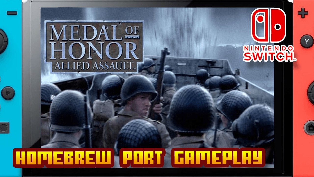 Medal of Honor: Allied Assault - OpenMoHAA - (Nintendo Switch 1) - Homebrew Port Gameplay - 4K