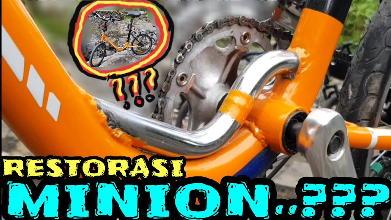RESTORASI SEPEDA MINION BAHAN MINITREK PHOENIX 20 & REVIEW BIAYA NYA || MINION BICYCLE RESTORATION