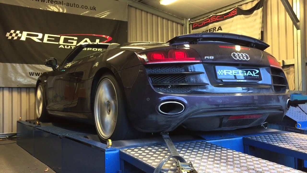 Stock Audi R8 V10 Baseline Rolling Road Runs