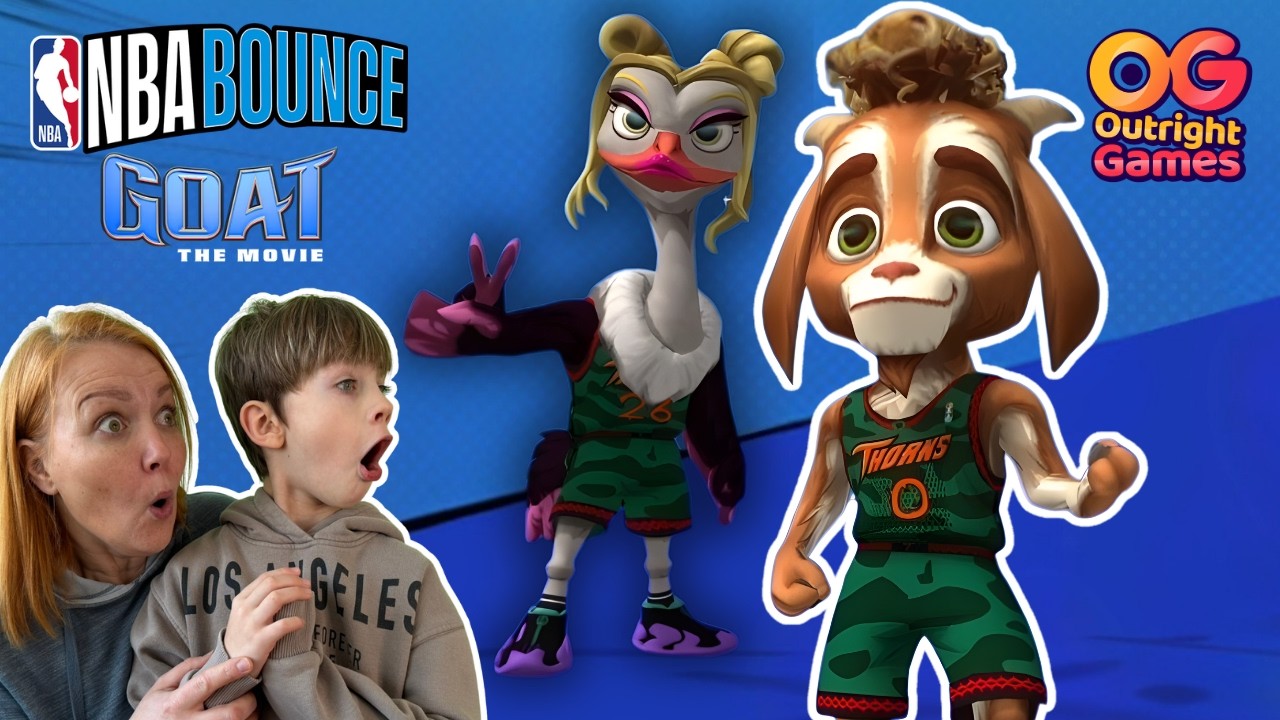 NBA Bounce - GOAT: The Movie DLC Game | Kids Gaming with Ima and Jessy
