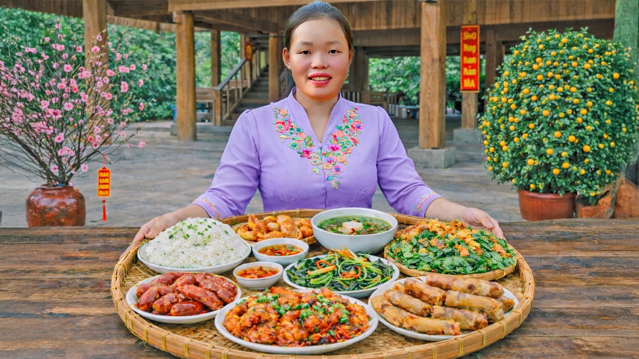 New Year 2026: Preparing a Traditional Vietnamese Lunar New Year Feast | Family Tet Cooking