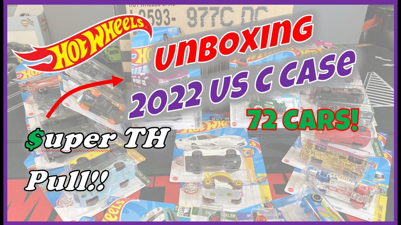 UNBOXING Hot Wheels -2022 US - C Case - Super Treasure Hunt Pull!!!