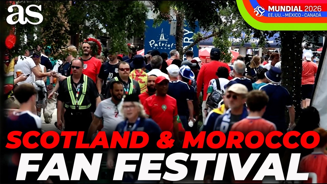 Fan festival in BOSTON as SCOTLAND and MOROCCO supporters celebrate together | WORLD CUP 2026