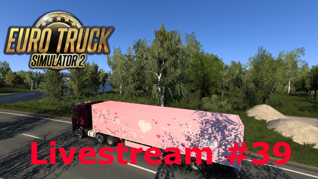 Euro Truck Simulator 2 lokaal carrière Deel 39 - Valentijn race.