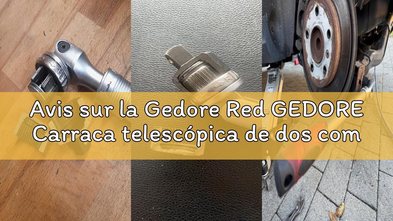 Avis sur la Gedore Red GEDORE Carraca telescópica de dos componentes, dcha./izqda. 1/2 L 460-600 mm