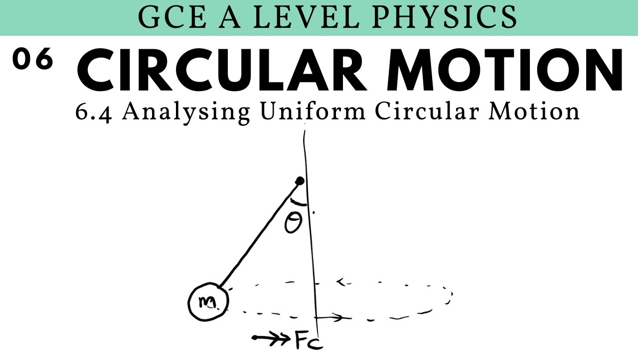 GCE A Level Physics | Analysing Uniform Circular Motion (Circular Motion Chapter)