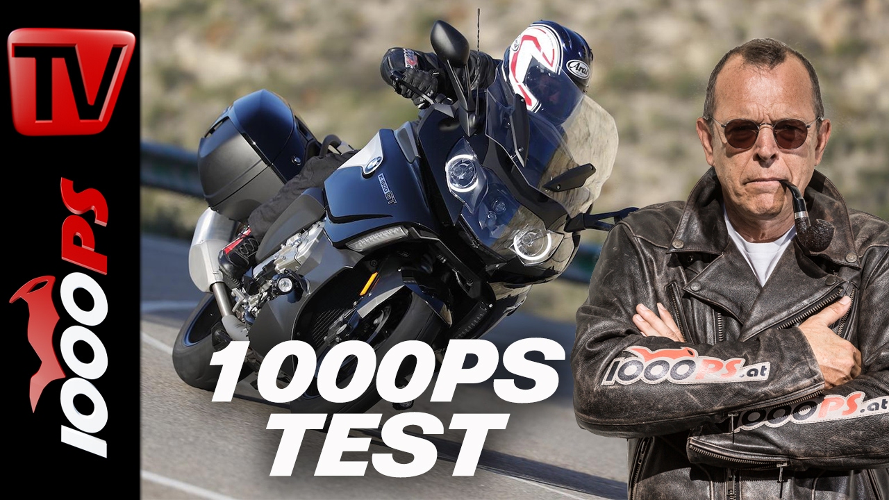 1000PS Test - BMW K1600GT | Präsidentenfuhre mit SOS-System | Crash-Test