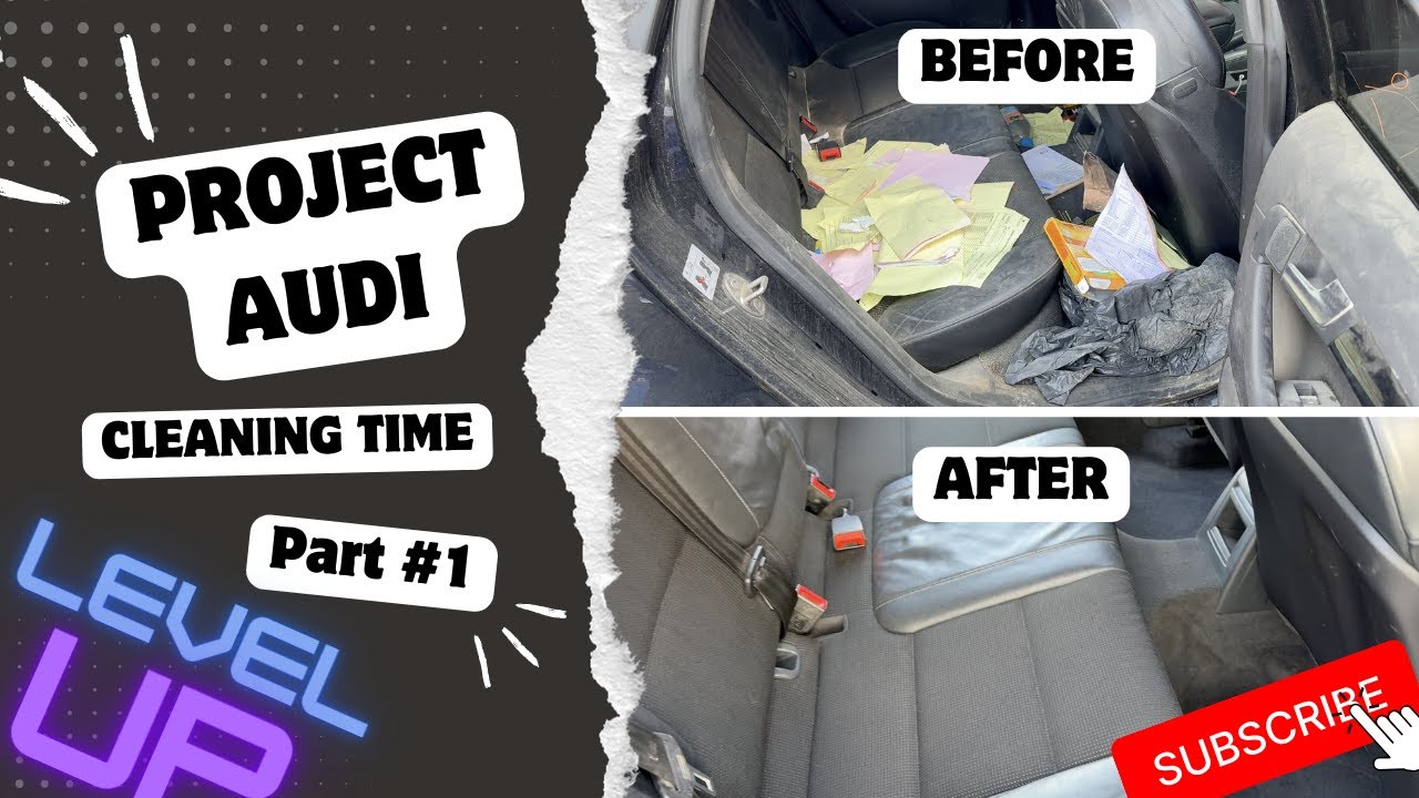 The Audi Project: INSANE Before & After Clean-Up and Tire Revamp!