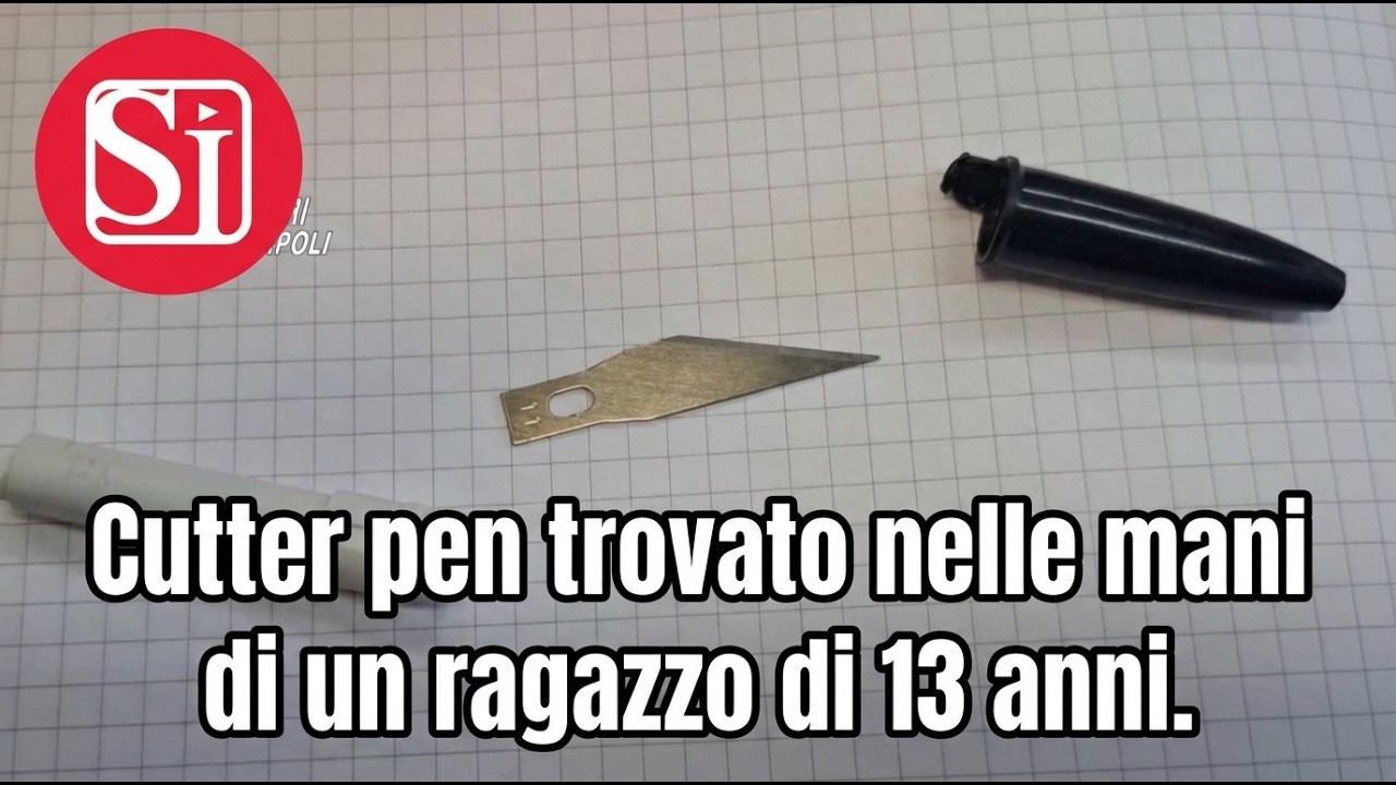 Secondigliano, penna-taglierino sequestrata a un 13enne: allertati i Carabinieri