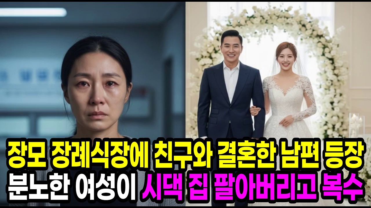 장모 장례식에 친구와 결혼한 남편 등장, 시댁 집 팔아버리고 복수한 충격적인 감동사연
