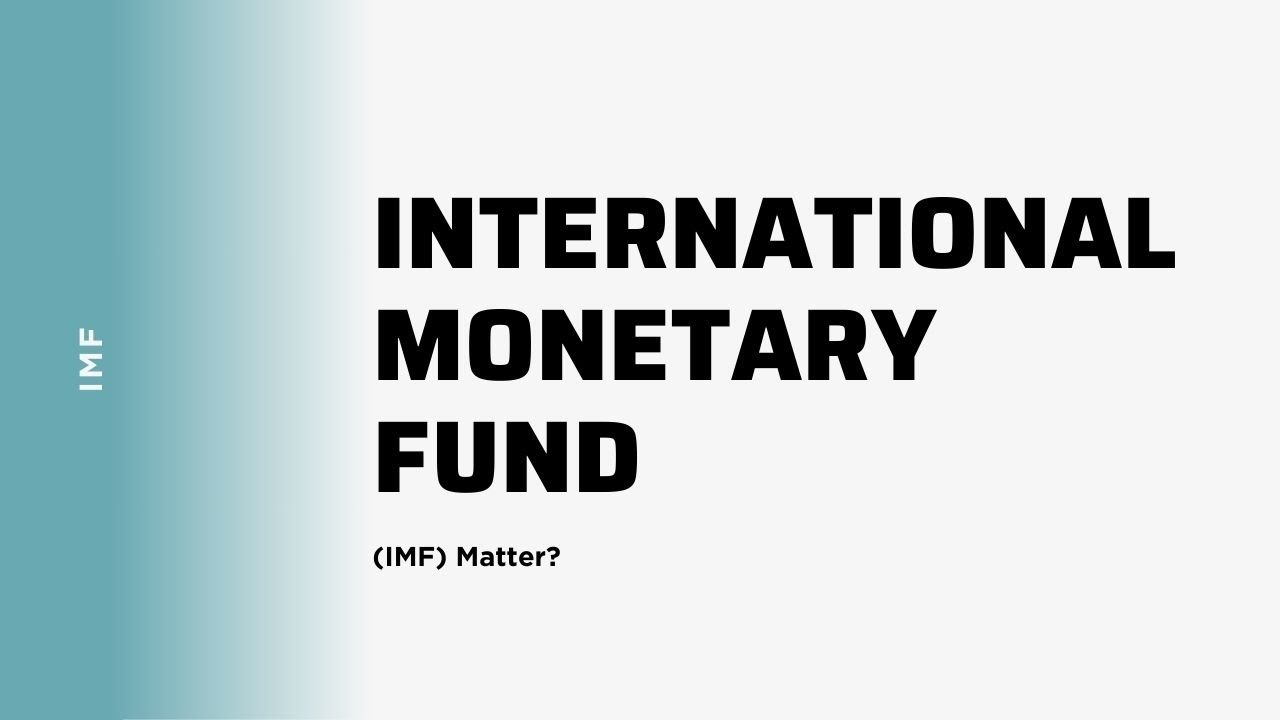 Why Does the International Monetary Fund (IMF) Matter | The Big Capitalist