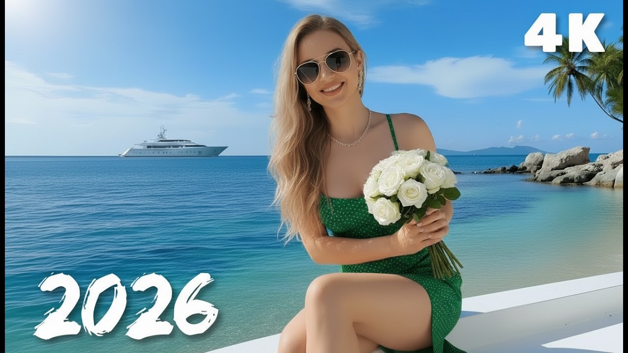 Coastal Dream Escape 🌴 Deep House 4K 2026 | Deep Sea Calm