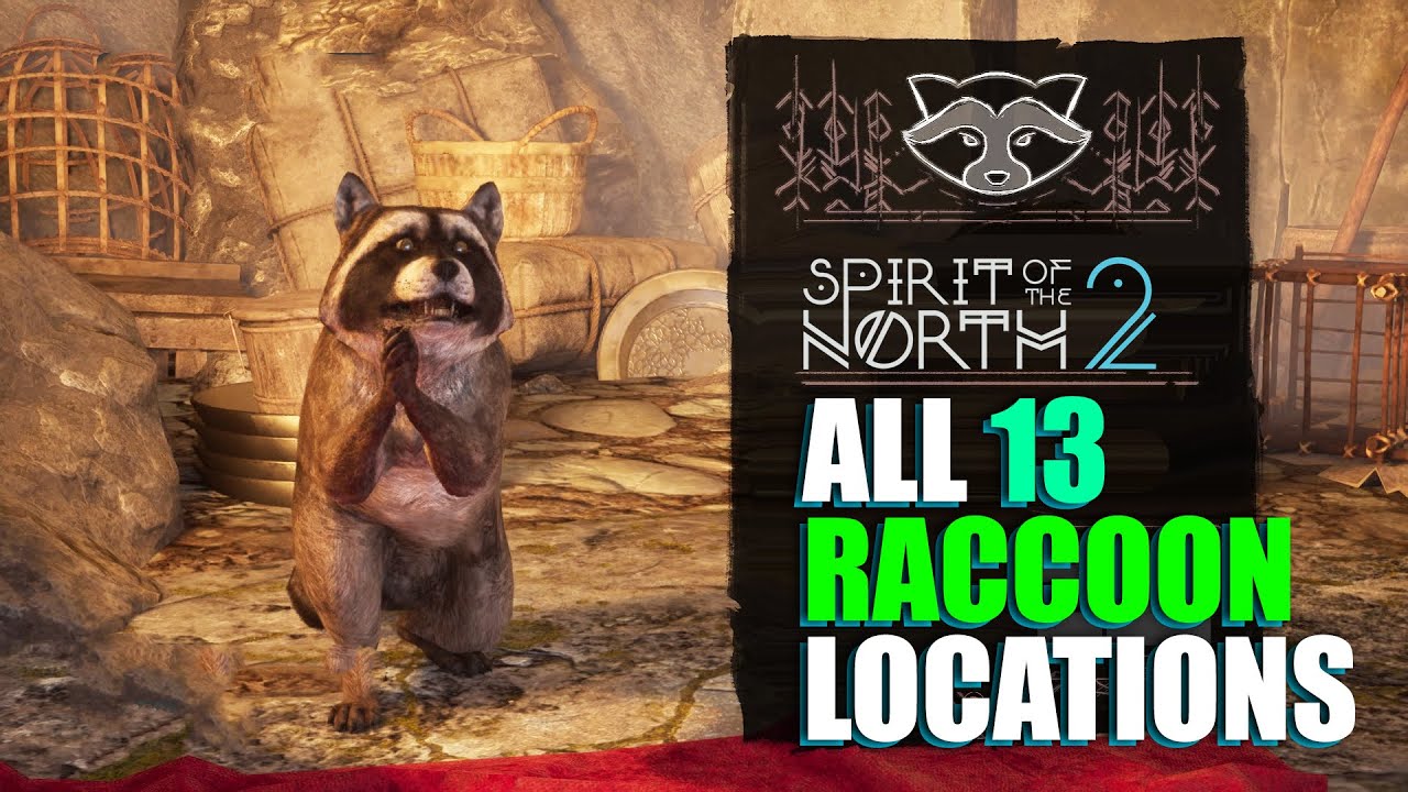 Where to Find all Raccoon Grotto Locations - Spirit of the North 2