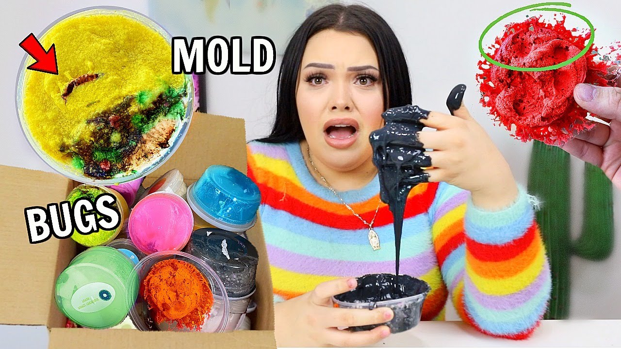Unboxing 3 Year old Slime...*A MESS*