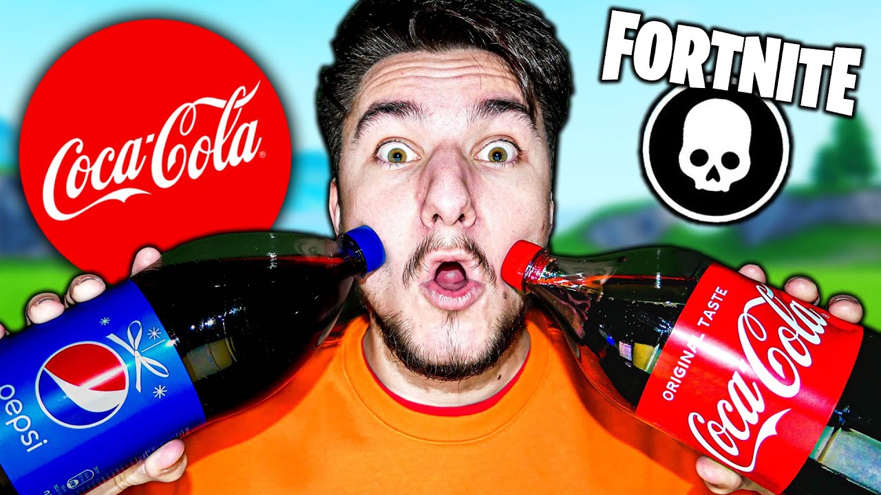 COCA-COLA vs PEPSI w FORTNITE !