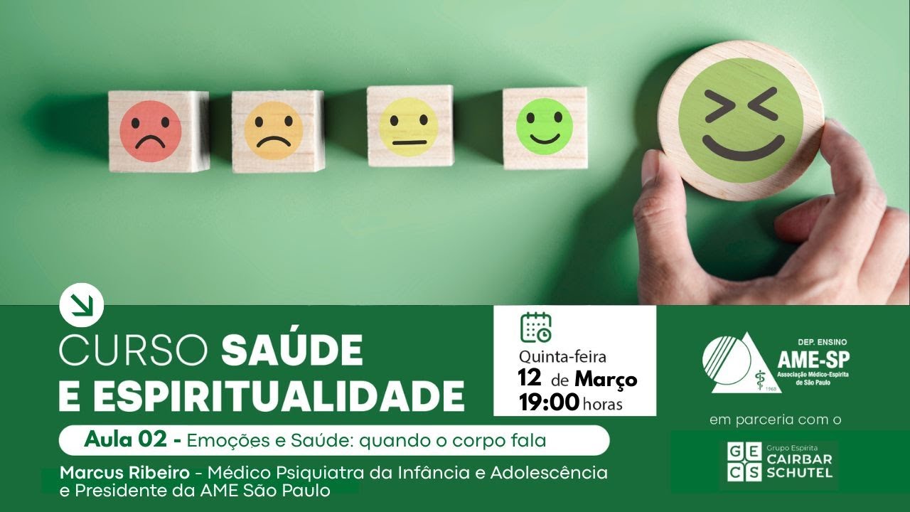 Aula 02 - Saúde e Espiritualidade - Emoções e Saúde: quando o corpo fala