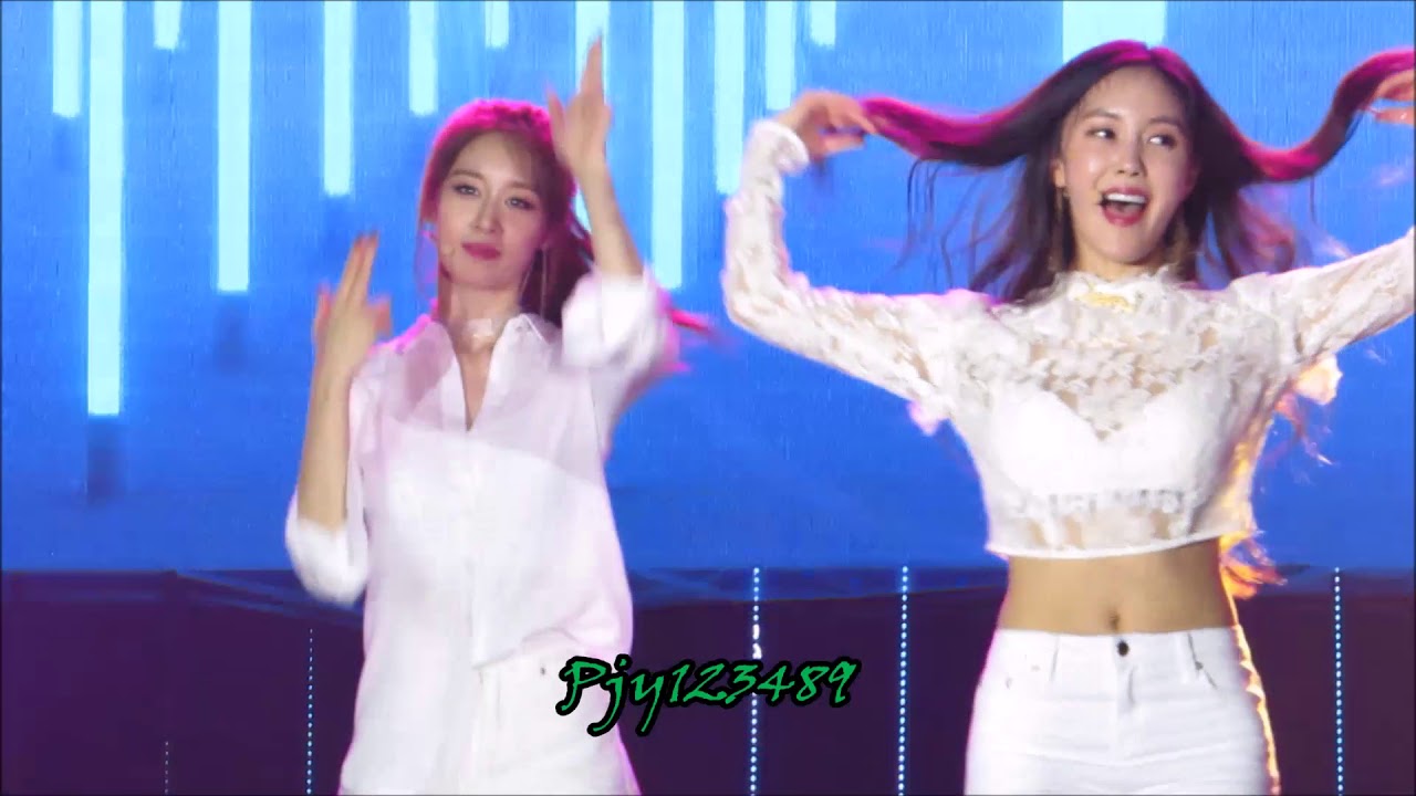 [FANCAM] 171104 - Roly Poly , Jiyeon & Hyomin Focused - (Vietnam Concert)