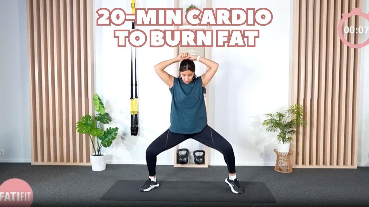 20-Min HIIT Cardio for Fast Fat Burn & Body Sculpting at Home