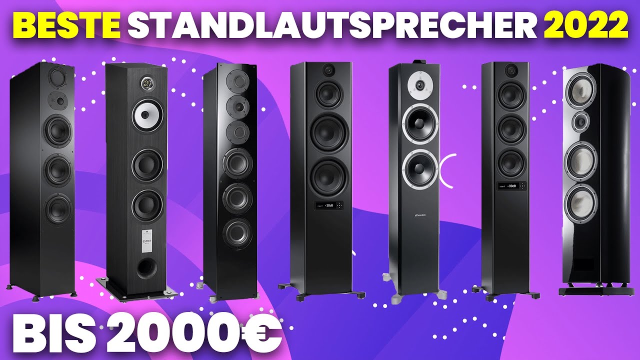 Standlautsprecher Test bis 2000 Euro (TOP 6 - 2022)