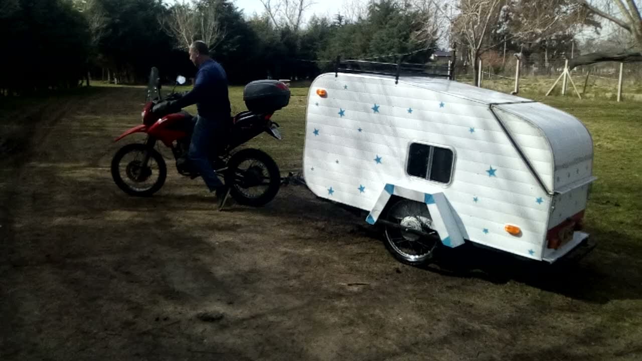 Casa rodante para motos.  por favor COMPARTE EL VIDEO. Gracias